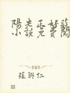 阳光正好苏玥玥小说免费阅读