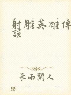 射雕英雄传 小说