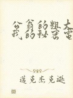 公翁的粗大放进我的秘密电影