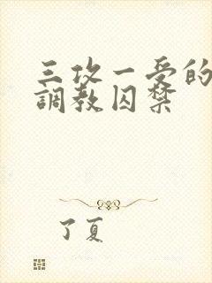 三攻一受的3p调教囚禁