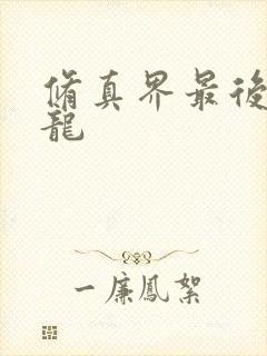 修真界最后一条龙