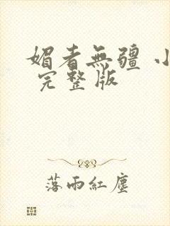 媚者无疆 小说 完整版