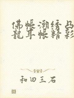 佛帐潮绣凸浮双龙耳帐精彩片段