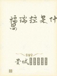 福瑞控是什么意思