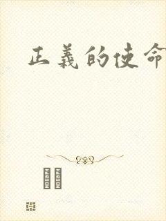 正义的使命小说