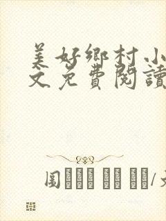 美好乡村小说全文免费阅读