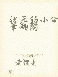 状元的小公主 笔趣阁