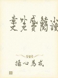 意外成结小说全文免费阅读笔趣阁下载无弹窗