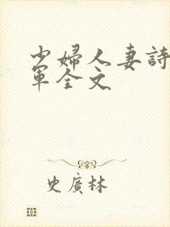 少妇人妻诗雨小军全文