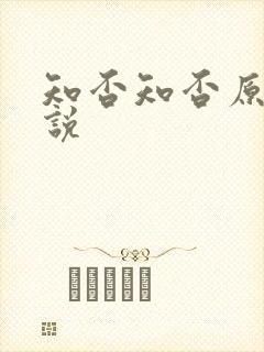 知否知否原著小说