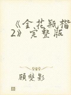 《金花瓶楷梅花2》完整版
