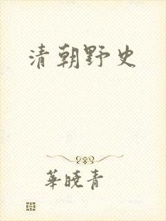 清朝野史