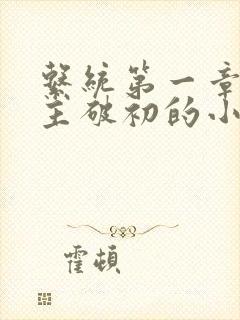 系统第一章给宿主破初的小说