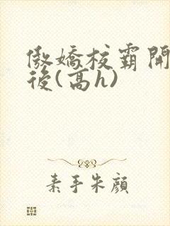 傲娇校霸开荤以后(高h)