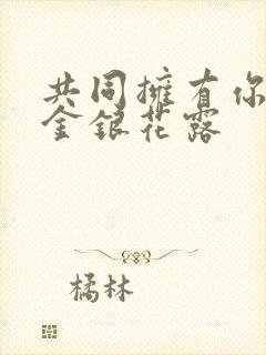 共同拥有你by金银花露