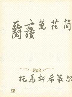 死亡万花简小说阅读