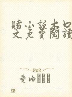 赌小说木口银全文免费阅读笔趣阁