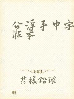 公浮手中字最新版本