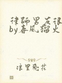 律师男友很难撩by春风榴火