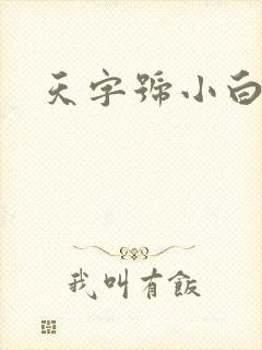 天字号小白脸