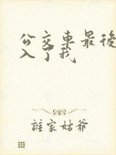 公交车最后一排入了我