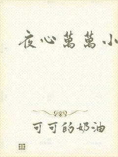 夜心万万小说