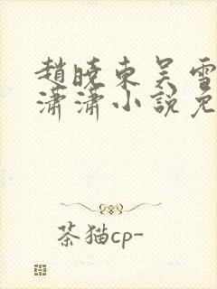 赵晓东吴雪晴王潇潇小说免费阅读