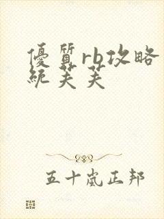 优质rb攻略系统芙芙