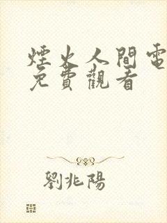 烟火人间电视剧免费观看