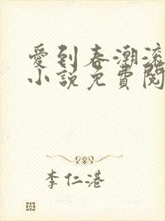 爱到春潮滚滚来小说免费阅读