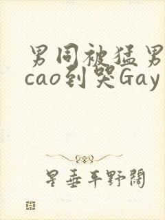 男同被猛男房东cao到哭Gay