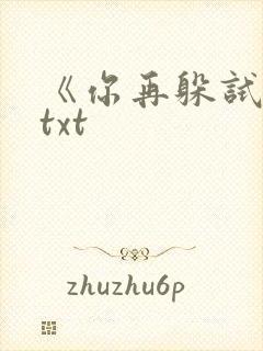 《你再躲试试》txt