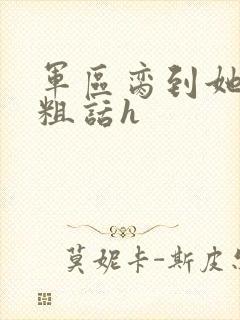 军区脔到她哭h粗话h