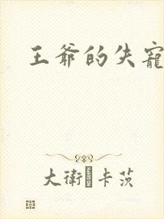 王爷的失宠冷妃