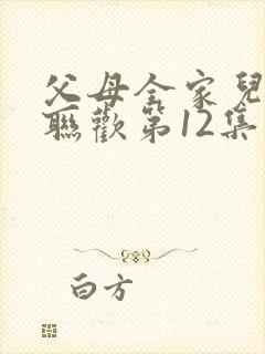 父母全家儿女大联欢第12集