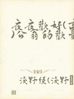 夜夜欢好(高h)公翁的欢爱h