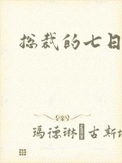 总裁的七日索情