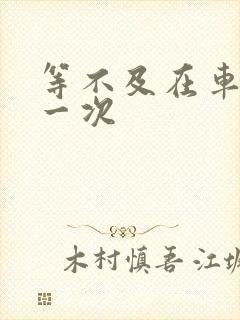 等不及在车里做一次