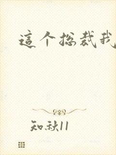 这个总裁我要了