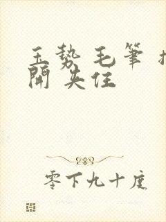 玉势 毛笔 撑开 夹住