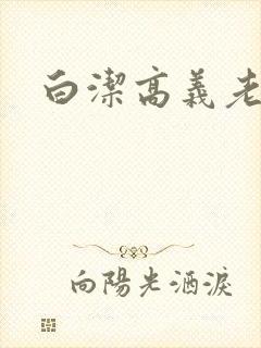 白洁高义老七