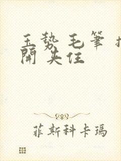 玉势 毛笔 撑开 夹住