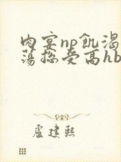 肉宴np饥渴放荡总受高hbl