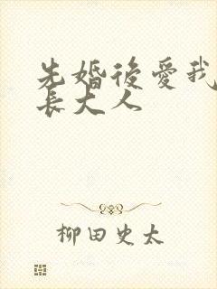 先婚后爱我的市长大人