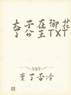 太子在御花园要了公主TXT