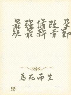 最强修改孕妇系统最新章节