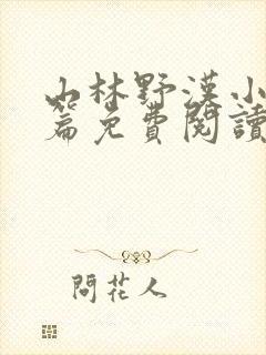 山林野汉小说全篇免费阅读