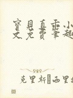 宝贝真乖小说全文免费笔趣阁