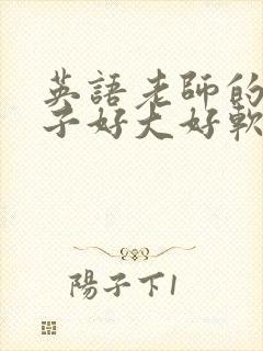 英语老师的小兔子好大好软水