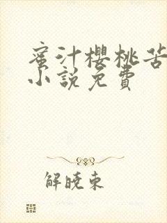 蜜汁樱桃苦咖啡小说免费